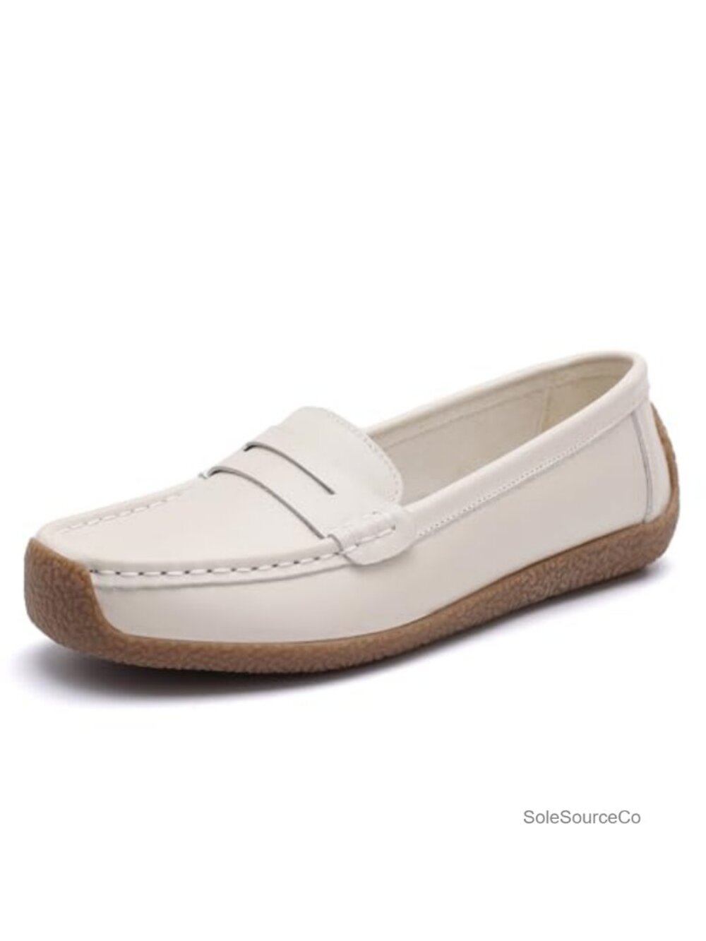 Women's Penny Loafers Lightweight Office Walking Flats with Memory Foam